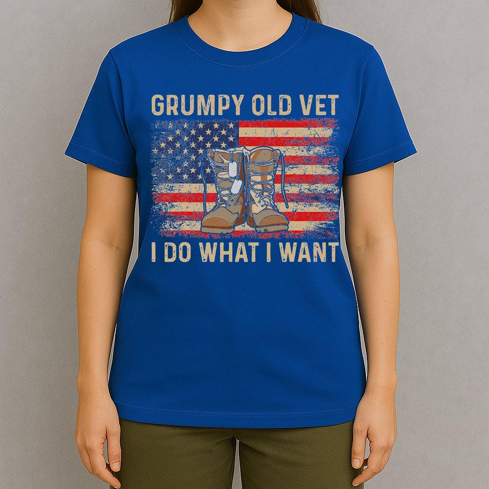 Grumpy Old Vet I Do What I Want T-Shirt