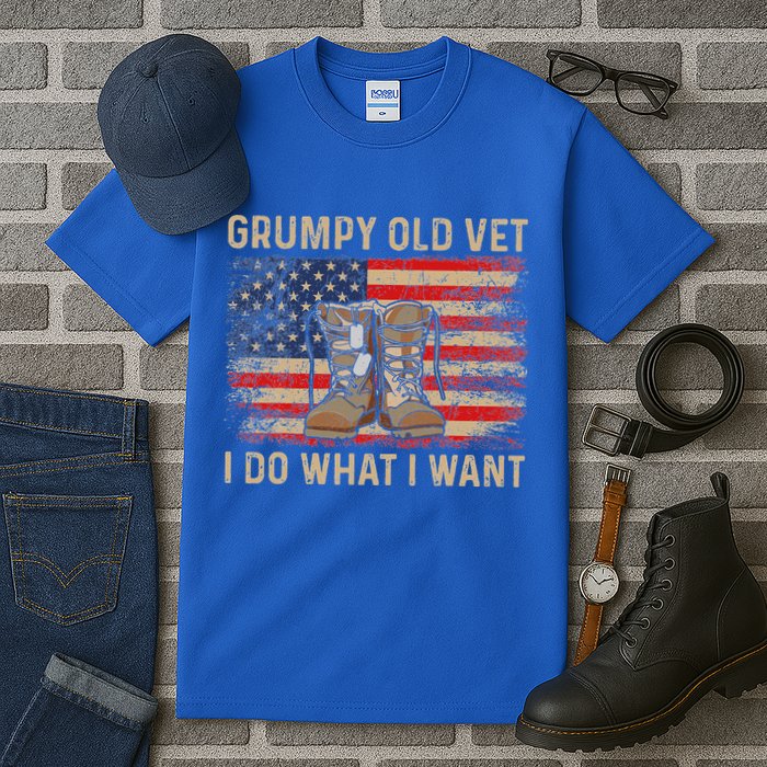 Grumpy Old Vet I Do What I Want Tall T-Shirt
