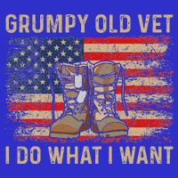 Grumpy Old Vet I Do What I Want Tall T-Shirt