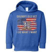 Grumpy Old Vet I Do What I Want Toddler Hoodie