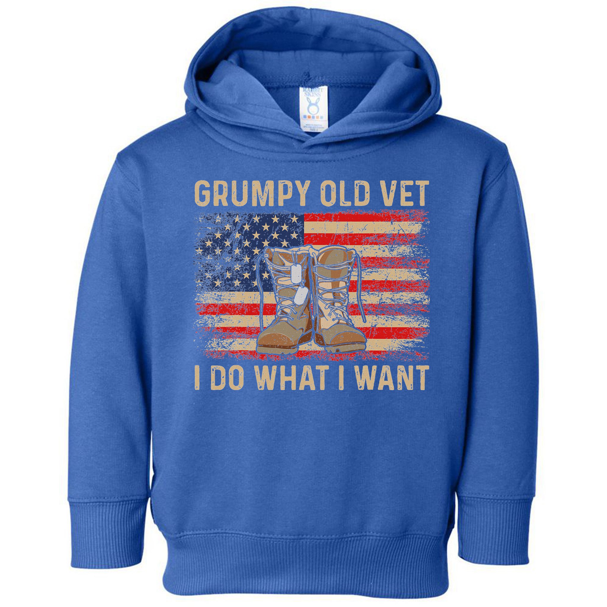 Grumpy Old Vet I Do What I Want Toddler Hoodie