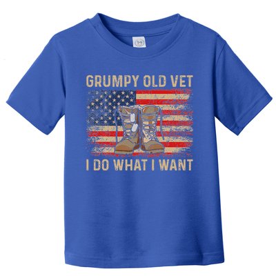 Grumpy Old Vet I Do What I Want Toddler T-Shirt