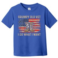Grumpy Old Vet I Do What I Want Toddler T-Shirt