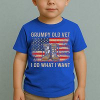 Grumpy Old Vet I Do What I Want Toddler T-Shirt