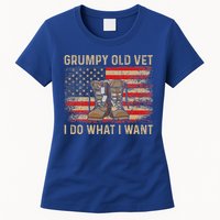 Grumpy Old Vet I Do What I Want Womens T-Shirt