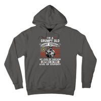 Grumpy Old Veteran Tee Pride Army Sarcasm Retired Tall Hoodie