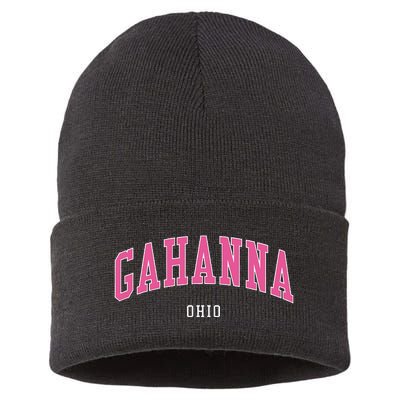 Gahanna Ohio Vintage Sustainable Knit Beanie