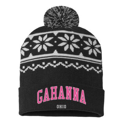 Gahanna Ohio Vintage USA-Made Snowflake Beanie