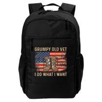 Grumpy Old Vet I Do What I Want Funny Military Veteran Backpack