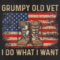 Grumpy Old Vet I Do What I Want Funny Military Veteran 11oz C Handle Ceramic Mug