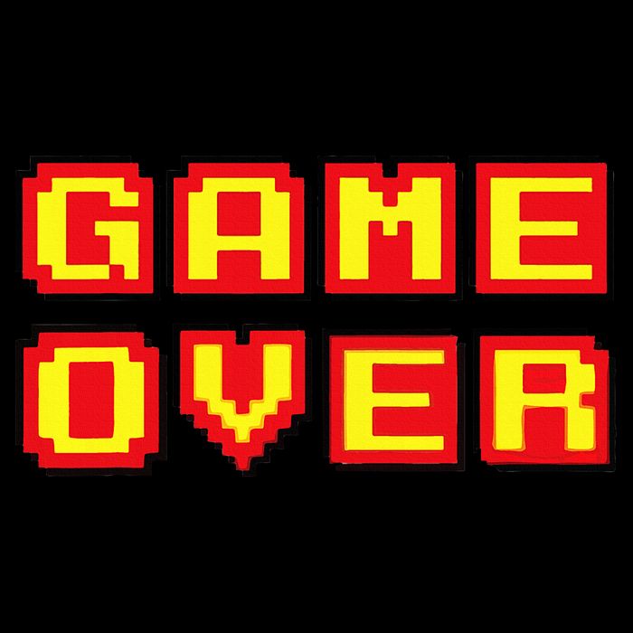 Game Over Vintage Retro Video Games Gaming Gift Arcade Backpack