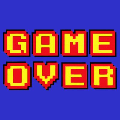 Game Over Vintage Retro Video Games Gaming Gift Arcade T-Shirt