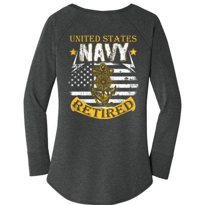 Grumpy Old Veteran Tee Pride Na Vy Sarcasm | Retired Gift Women's Perfect Tri Tunic Long Sleeve Shirt