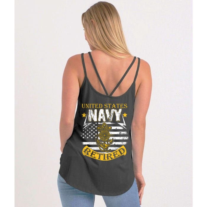 Grumpy Old Veteran Tee Pride Na Vy Sarcasm | Retired Gift Women's Strappy Tank