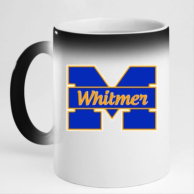 Governor Whitmer Michigan Logo  11oz Black Color Changing Mug