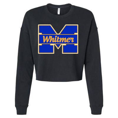Governor Whitmer Michigan Logo  Cropped Pullover Crew