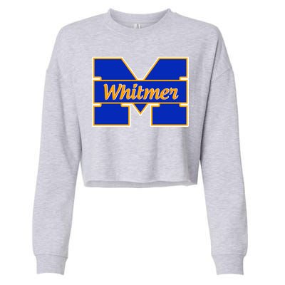 Governor Whitmer Michigan Logo  Cropped Pullover Crew