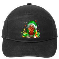 Gnome Basketball St Patricks Day Leprechaun Shamrock Boy Kid  7-Panel Snapback Hat