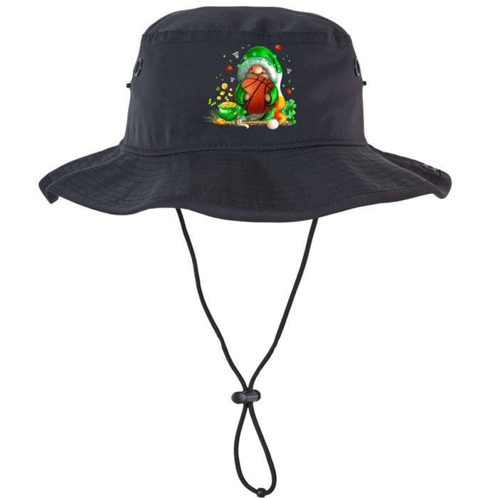 Gnome Basketball St Patricks Day Leprechaun Shamrock Boy Kid  Legacy Cool Fit Booney Bucket Hat