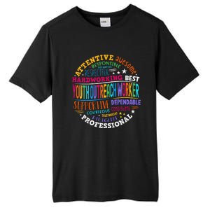 Groovy Outreach Worker Counselor Appreciation Tall Fusion ChromaSoft Performance T-Shirt