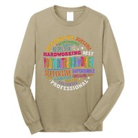 Groovy Outreach Worker Counselor Appreciation Long Sleeve Shirt