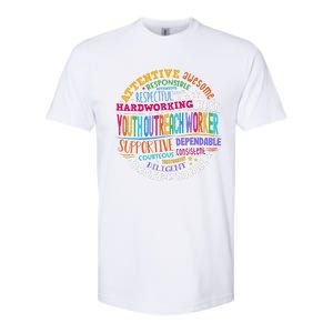 Groovy Outreach Worker Counselor Appreciation Softstyle CVC T-Shirt