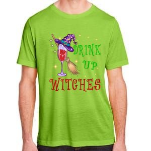 Glass Of Wine Up Witches Funny Ing Wine Halloween Gift Adult ChromaSoft Performance T-Shirt