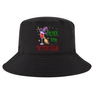 Glass Of Wine Up Witches Funny Ing Wine Halloween Gift Cool Comfort Performance Bucket Hat