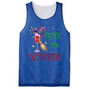 Glass Of Wine Up Witches Funny Ing Wine Halloween Gift Mesh Reversible Basketball Jersey Tank