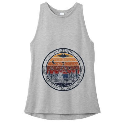Go Outside Worst Case Scenario Bigfoot Kills You Sasquatch.Png Ladies PosiCharge Tri-Blend Wicking Tank