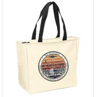 Go Outside Worst Case Scenario Bigfoot Kills You Sasquatch.Png Zip Tote Bag
