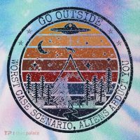 Go Outside Worst Case Scenario Bigfoot Kills You Sasquatch.Png Legacy Tie Dye Trucker Hat