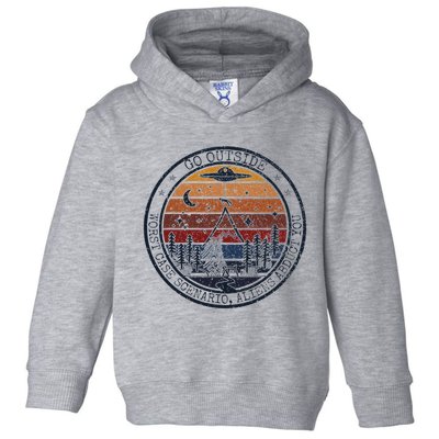 Go Outside Worst Case Scenario Bigfoot Kills You Sasquatch.Png Toddler Hoodie