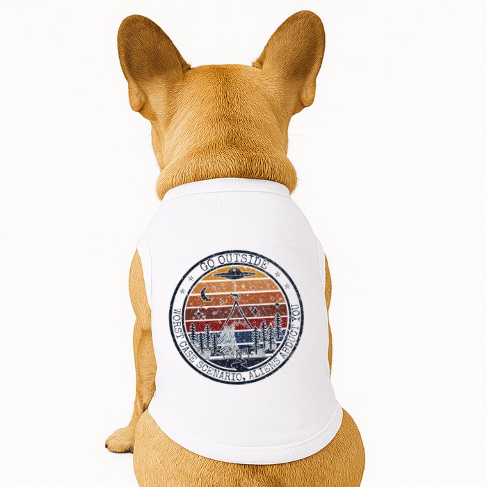 Go Outside Worst Case Scenario Bigfoot Kills You Sasquatch.Png Doggie Tank