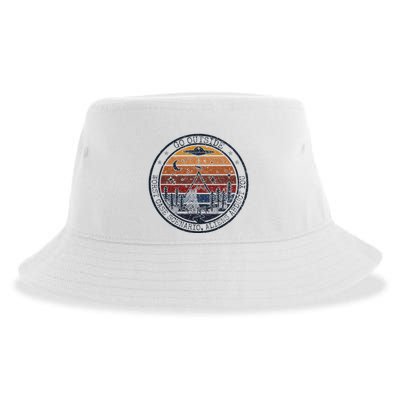 Go Outside Worst Case Scenario Bigfoot Kills You Sasquatch.Png Sustainable Bucket Hat