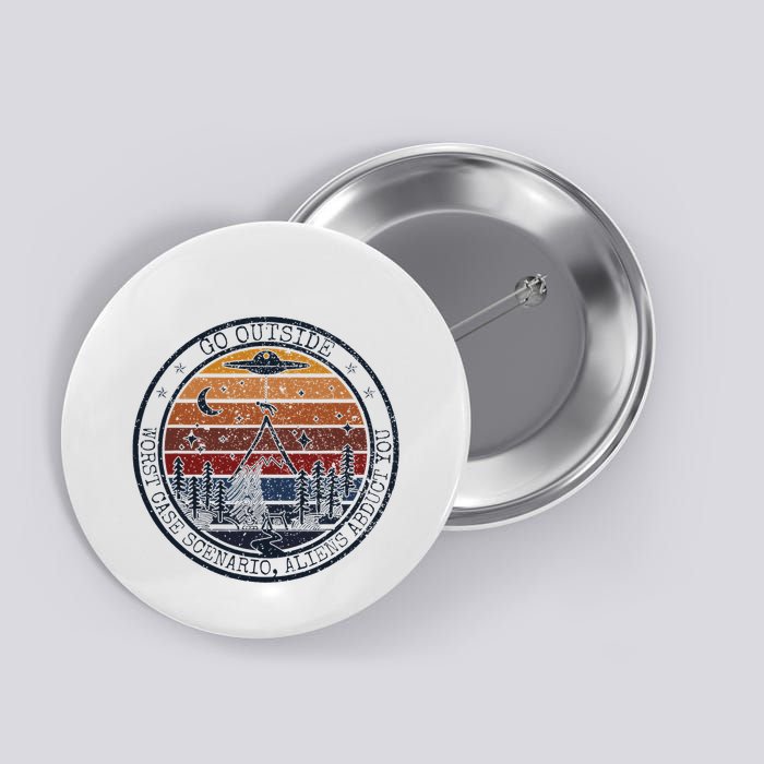 Go Outside Worst Case Scenario Bigfoot Kills You Sasquatch.Png Button