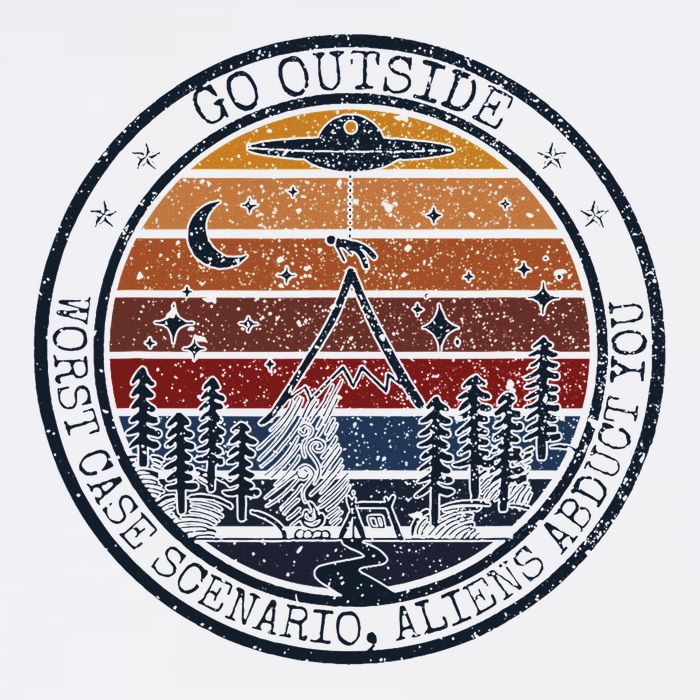 Go Outside Worst Case Scenario Bigfoot Kills You Sasquatch.Png Button