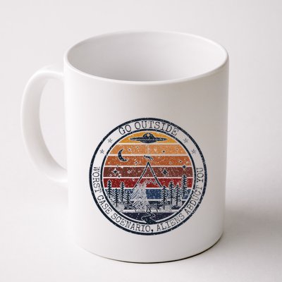 Go Outside Worst Case Scenario Bigfoot Kills You Sasquatch.Png Mug
