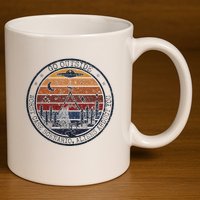 Go Outside Worst Case Scenario Bigfoot Kills You Sasquatch.Png 11oz C Handle Ceramic Mug