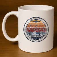 Go Outside Worst Case Scenario Bigfoot Kills You Sasquatch.Png 11oz C Handle Ceramic Mug