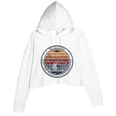Go Outside Worst Case Scenario Bigfoot Kills You Sasquatch.Png Crop Fleece Hoodie