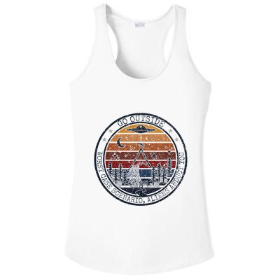 Go Outside Worst Case Scenario Bigfoot Kills You Sasquatch.Png Ladies PosiCharge Competitor Racerback Tank