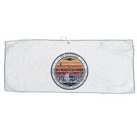 Go Outside Worst Case Scenario Bigfoot Kills You Sasquatch.Png Large Microfiber Waffle Golf Towel