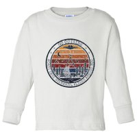 Go Outside Worst Case Scenario Bigfoot Kills You Sasquatch.Png Toddler Long Sleeve Shirt