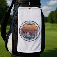 Go Outside Worst Case Scenario Bigfoot Kills You Sasquatch.Png Golf Towel
