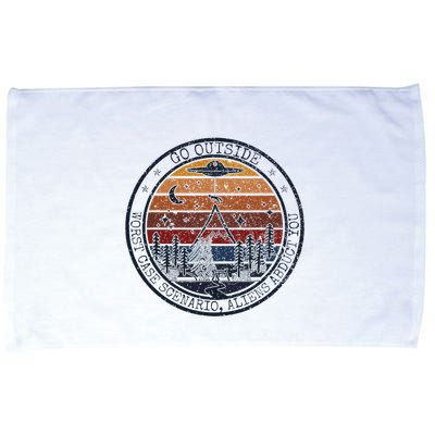 Go Outside Worst Case Scenario Bigfoot Kills You Sasquatch.Png Microfiber Hand Towel