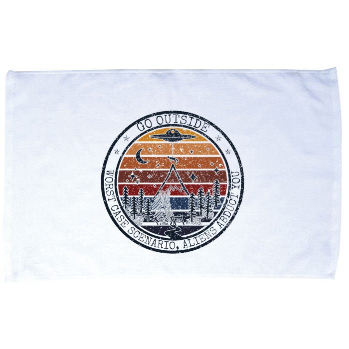 Go Outside Worst Case Scenario Bigfoot Kills You Sasquatch.Png Microfiber Hand Towel