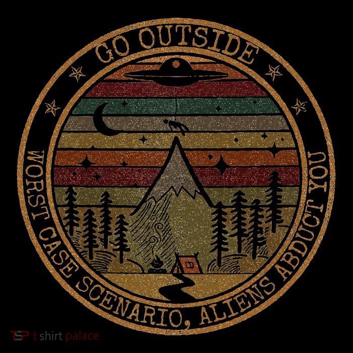 Go Outside Worst Case Scenario Bigfoot You Sasquatch Hooded Wearable Blanket