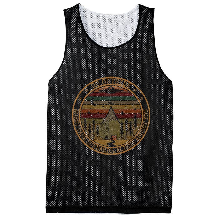 Go Outside Worst Case Scenario Bigfoot You Sasquatch Mesh Reversible Basketball Jersey Tank
