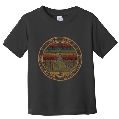 Go Outside Worst Case Scenario Bigfoot You Sasquatch Toddler T-Shirt